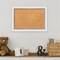 Cork Board, Eva Narrow Frame - Bulletin Board, Organization Board, Pin Board